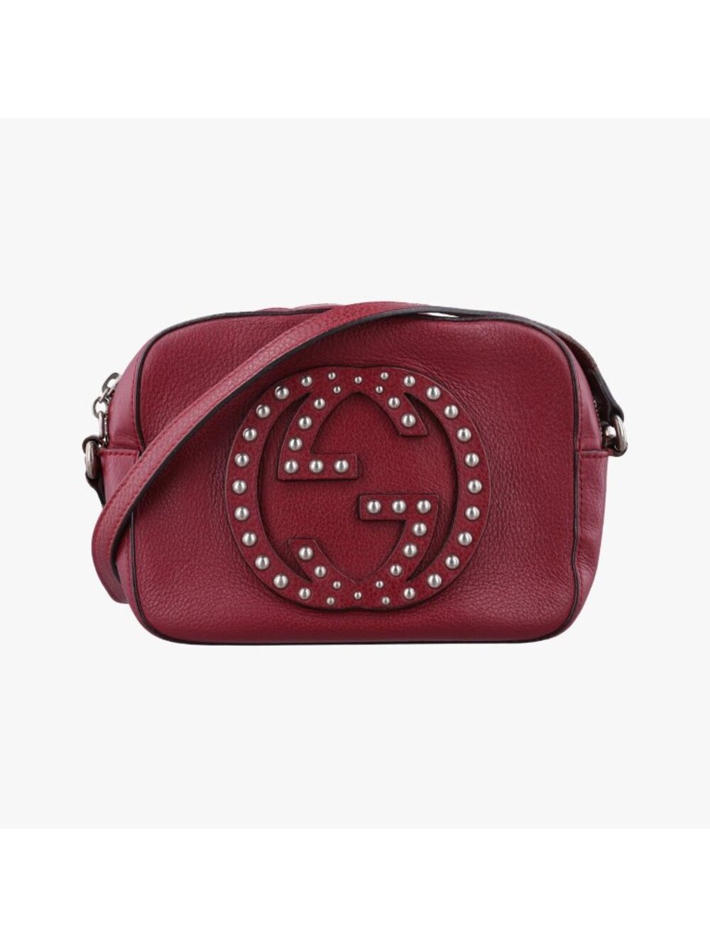 Gucci Soho Wine Red Leather Shoulder